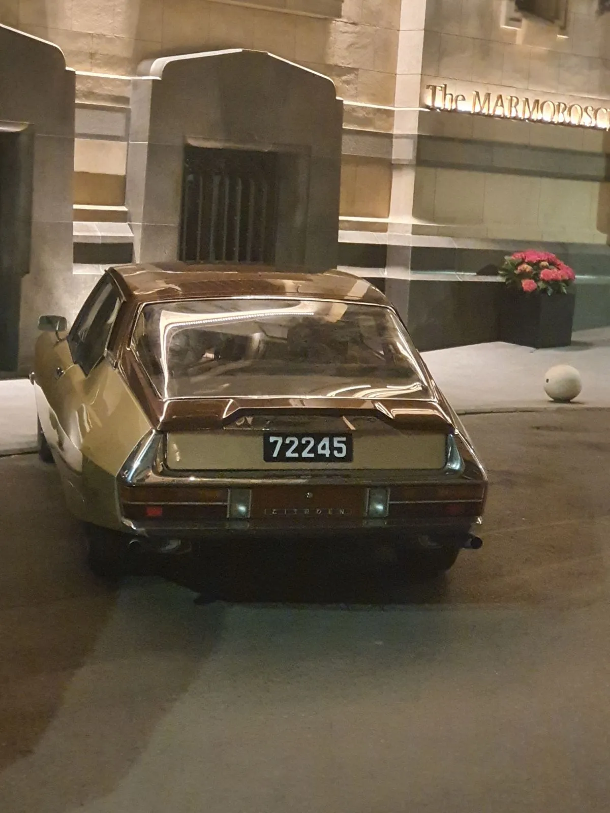Citroën SM Carbu Heckansicht