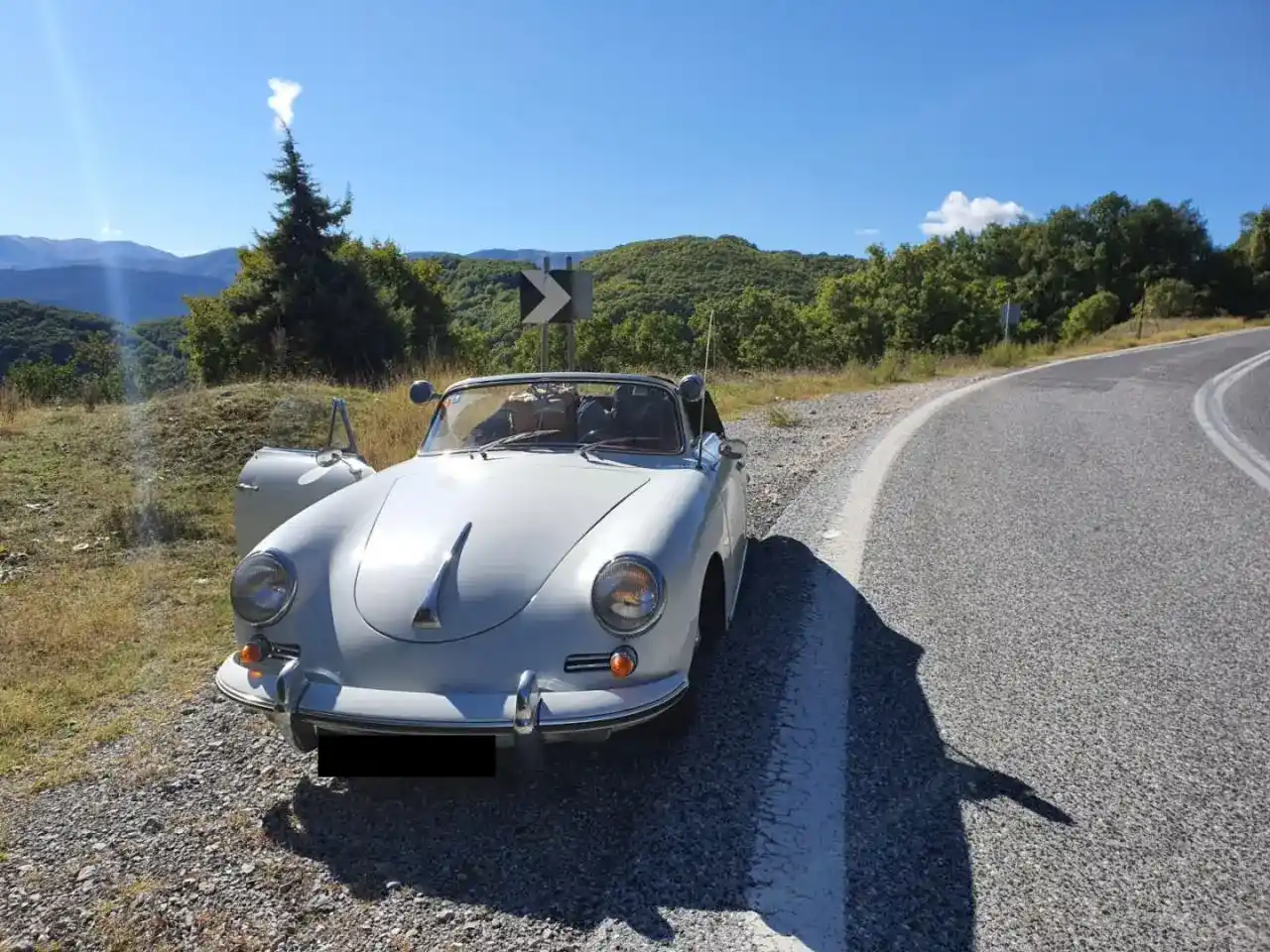 Porsche 356 Gendarmerie Heckansicht